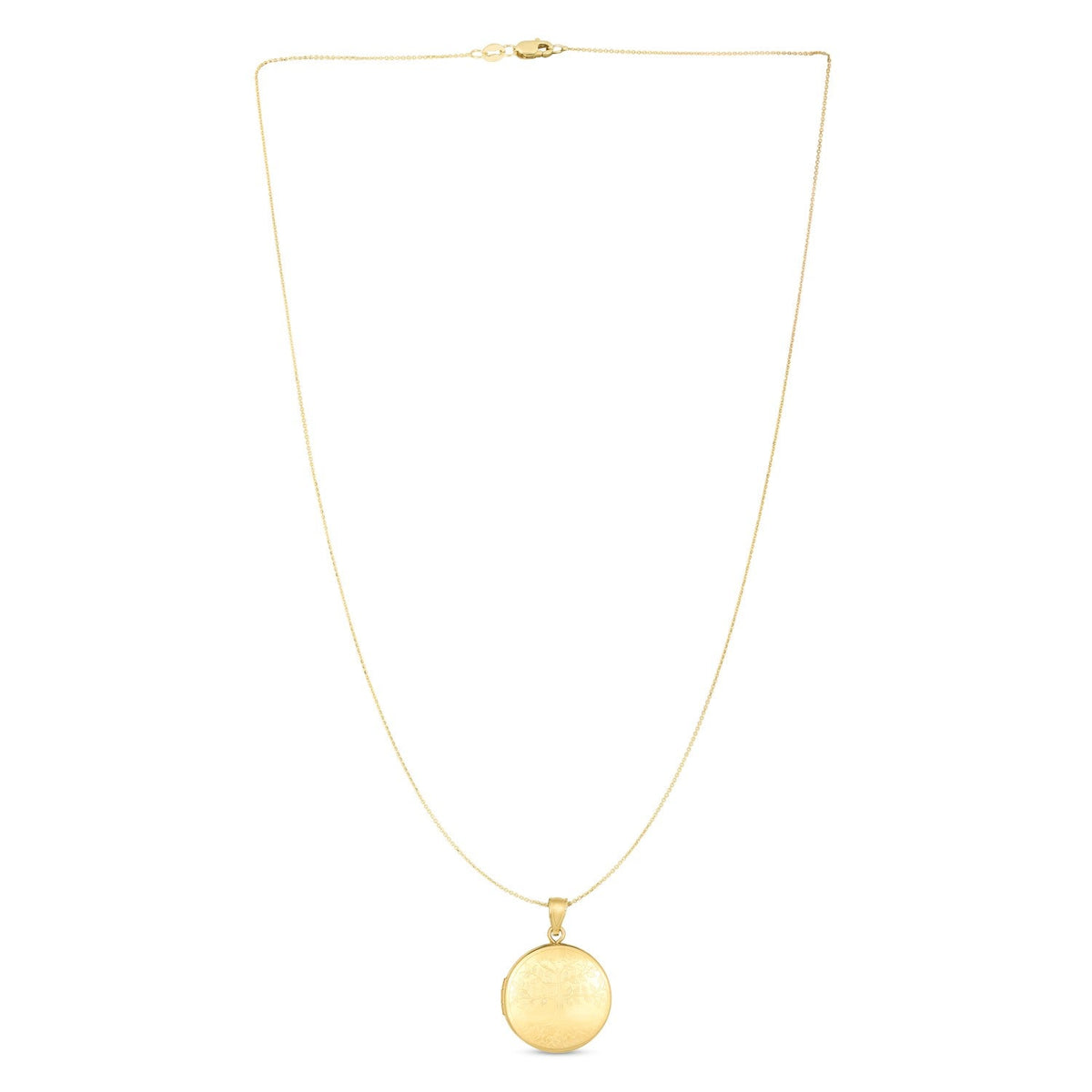 Collar con relicario Árbol de la vida en oro amarillo de 14k