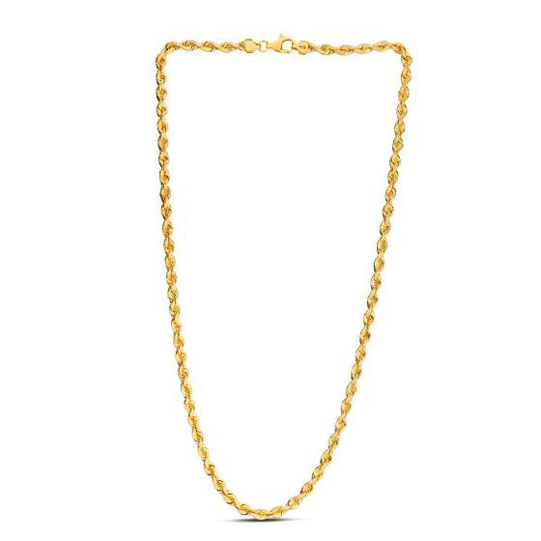 14k Yellow Gold Light Rope Chain (4.30 mm)