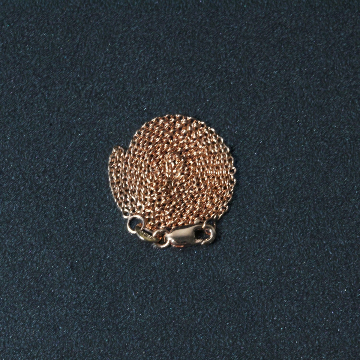 Цепочка из розового золота 585 пробы, якорное плетение (круглая), 1,25 мм