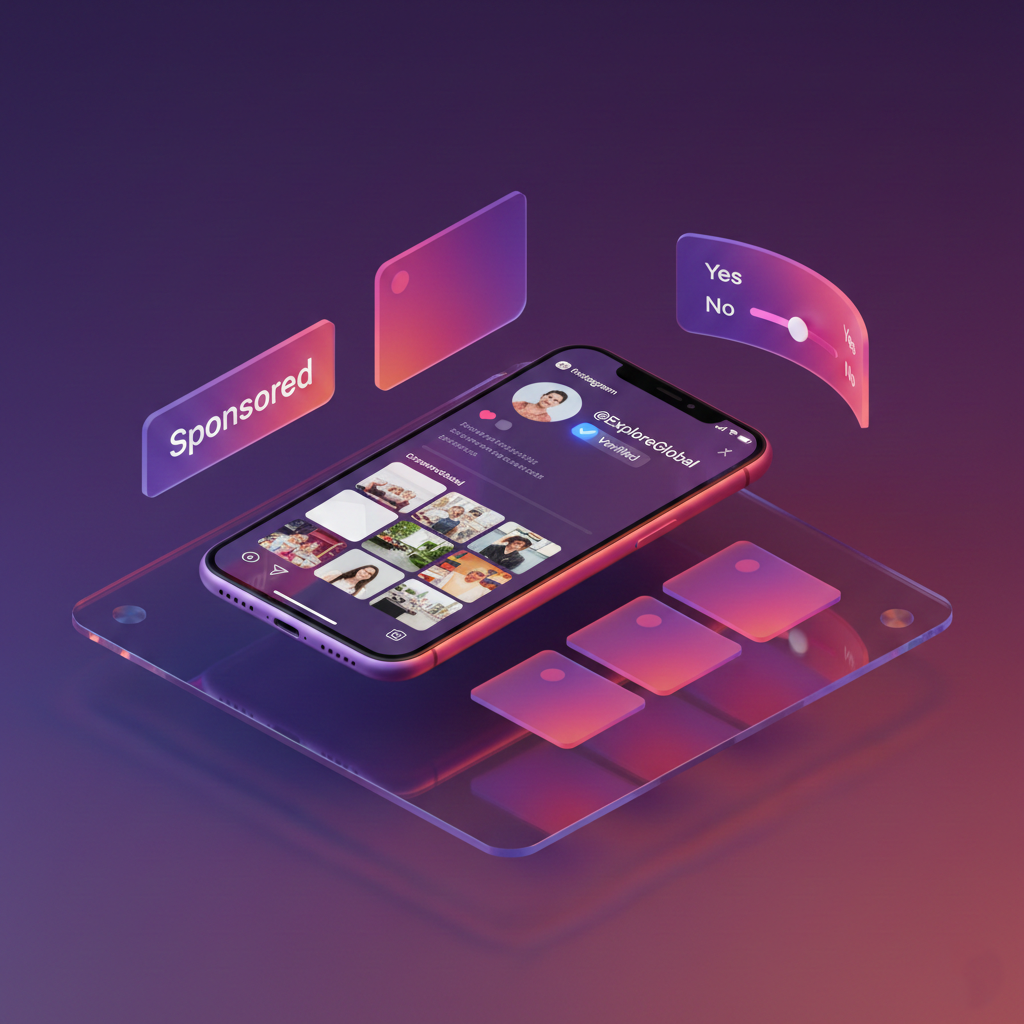 Купить макет Instagram Pro | Разблокировать верифицированные и спонсируемые