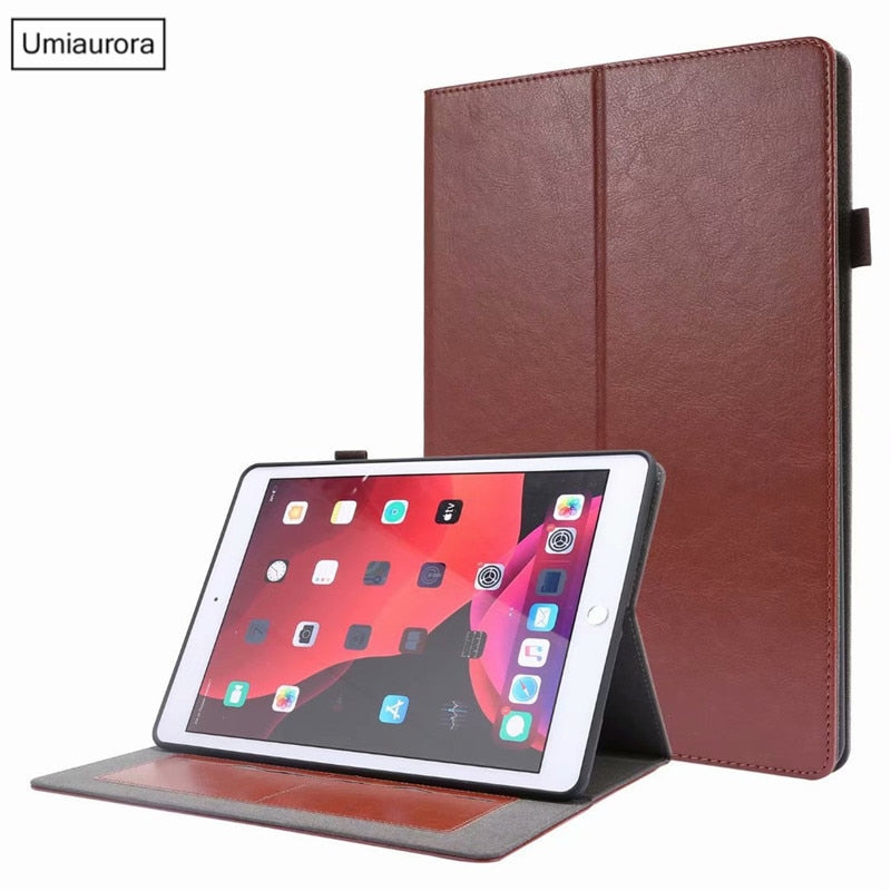 Кожаный чехол с внутренним карманом для iPad