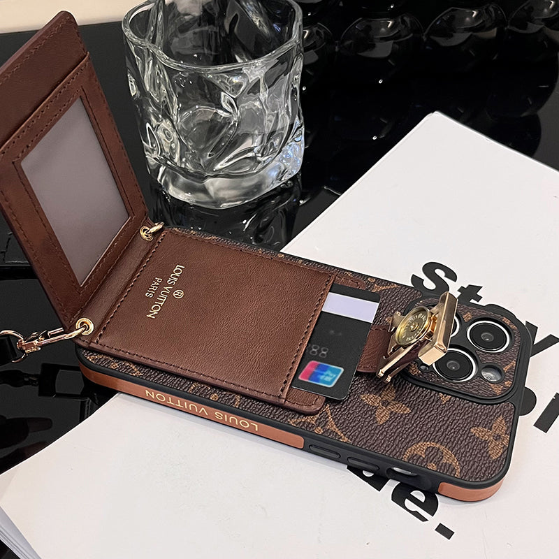 Funda de iPhone con cadena para bolso Lou Card