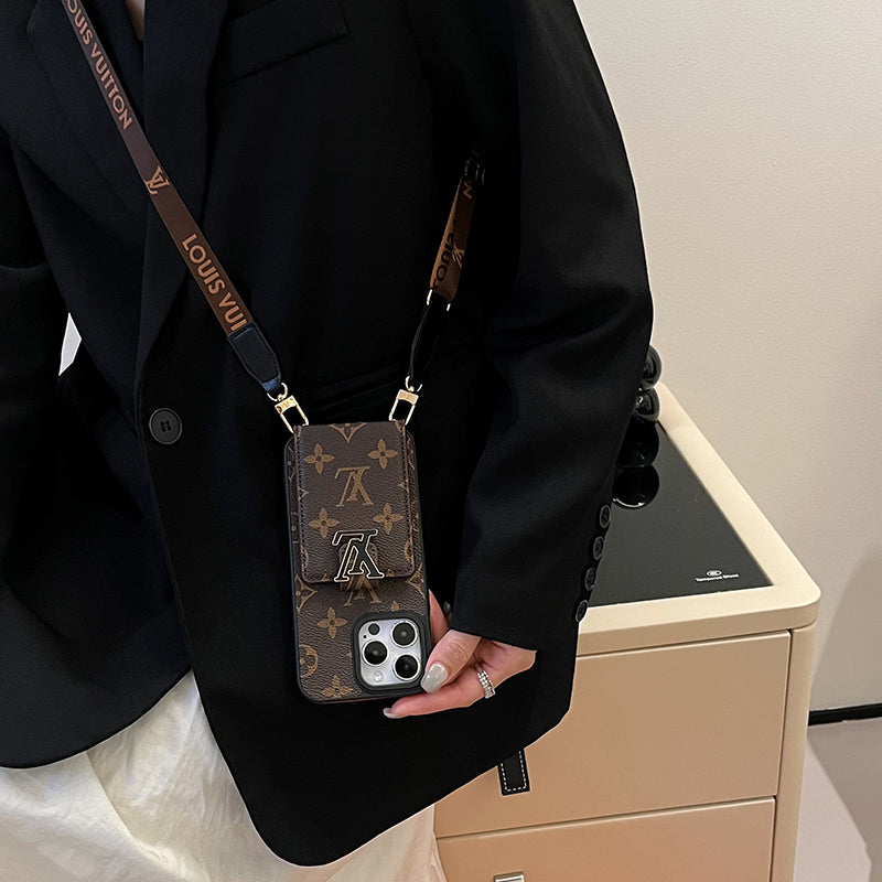 Funda de iPhone con cadena para bolso Lou Card