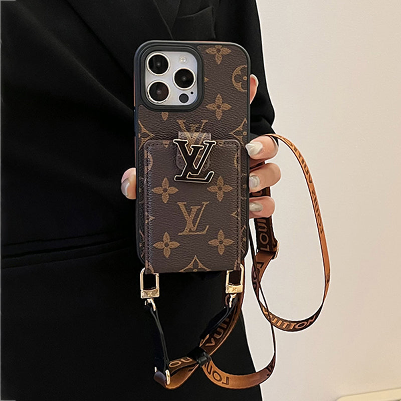 Funda de iPhone con cadena para bolso Lou Card
