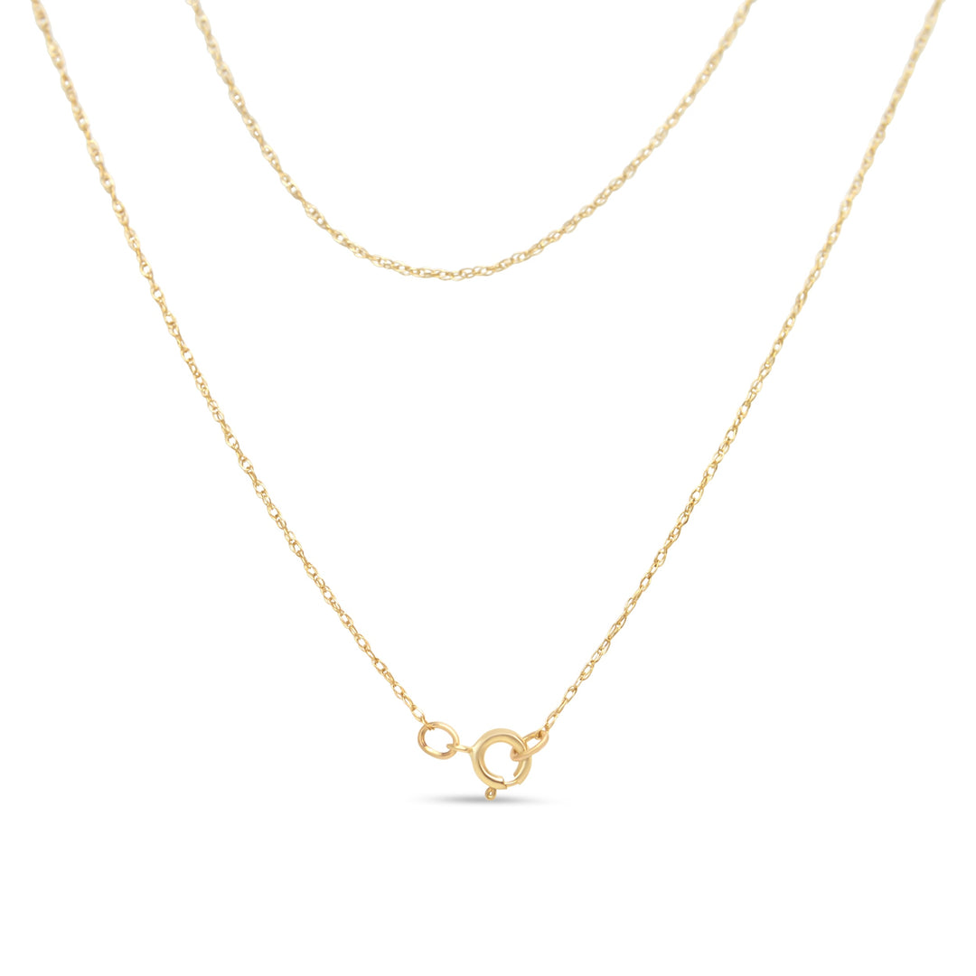 10K Yellow Gold Plated .925 Sterling Silver 1/10 Cttw Miracle Set Round Diamond Square Box Shape 18" Pendant Necklace (K-L Color, I2-I3 Clarity)