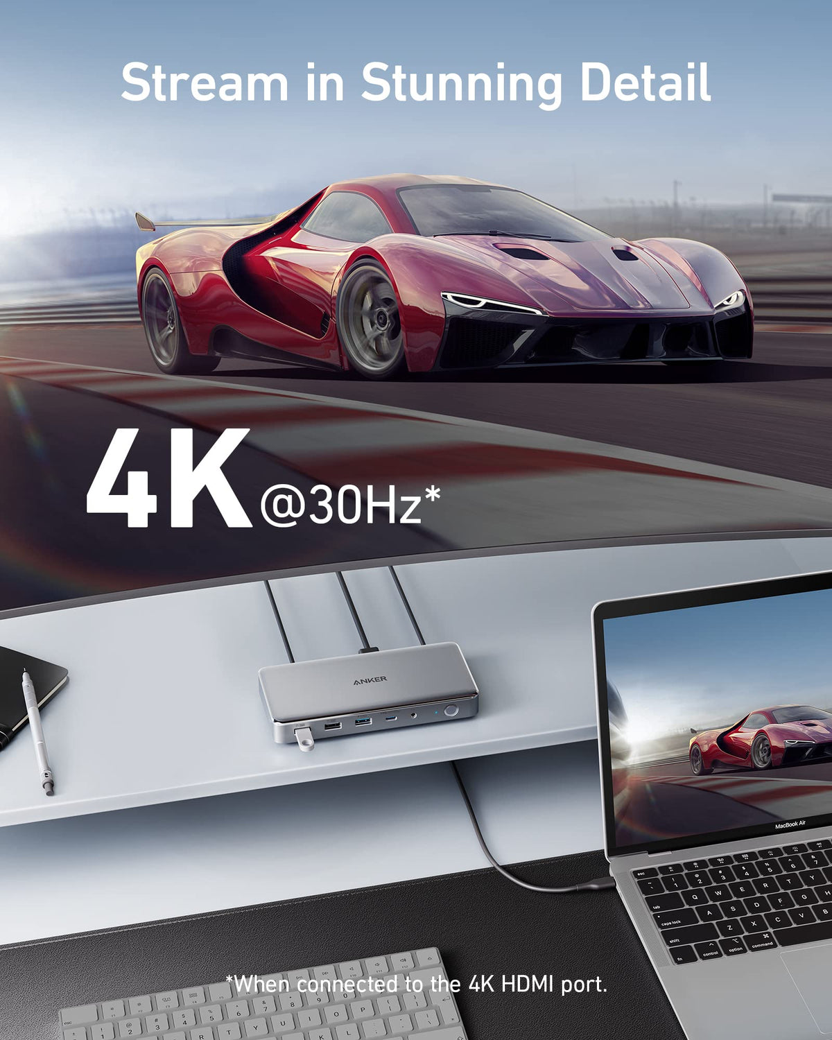 Estación de acoplamiento USB-C Anker <b>563</b> (10 en 1)
