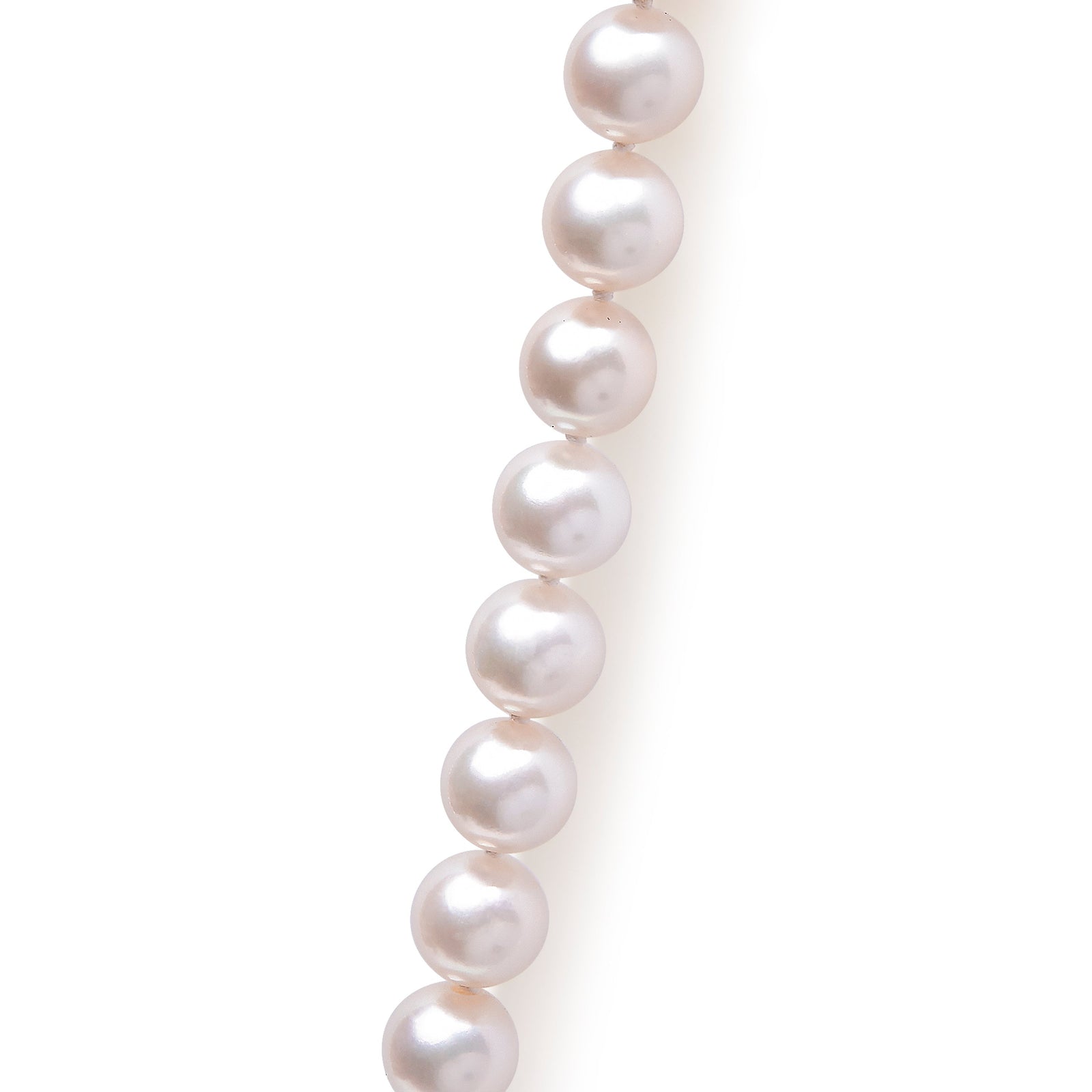 14K Yellow Gold 8.0x8.5mm Akoya Pearl Strand Necklace