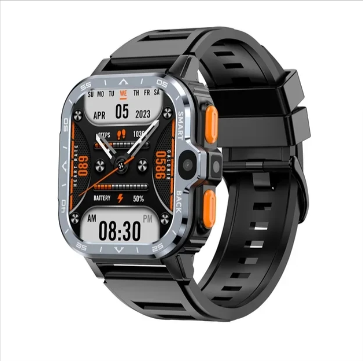 Reloj inteligente resistente con sistema operativo Android - Google Play Store - GPS, Bluetooth, Wi-Fi, red celular 4G - Cámara dual