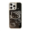 Gilt Apple 16promax mobile phone case flash diamond cat magnetic suction bracket iphone15 electroplating 17 Huawei application
