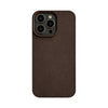 Dark brown moon pit pattern Apple 16 mobile phone case 14promax premium 11 for iPhone13 leather pattern 15 retro