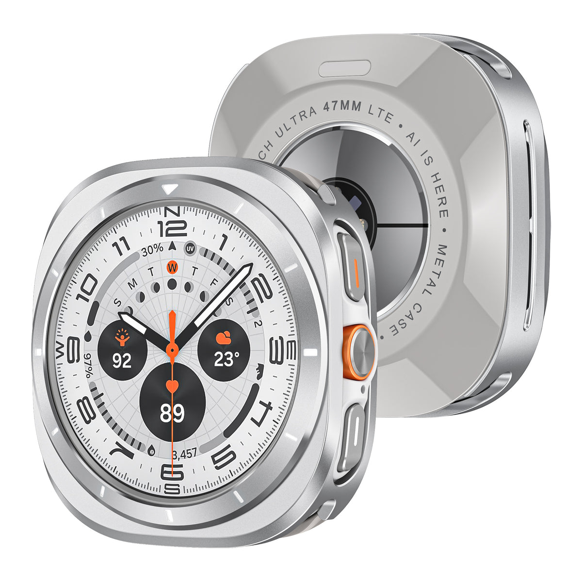 Heavy-Duty Rugged Metal Case for Samsung Galaxy Watch Ultra