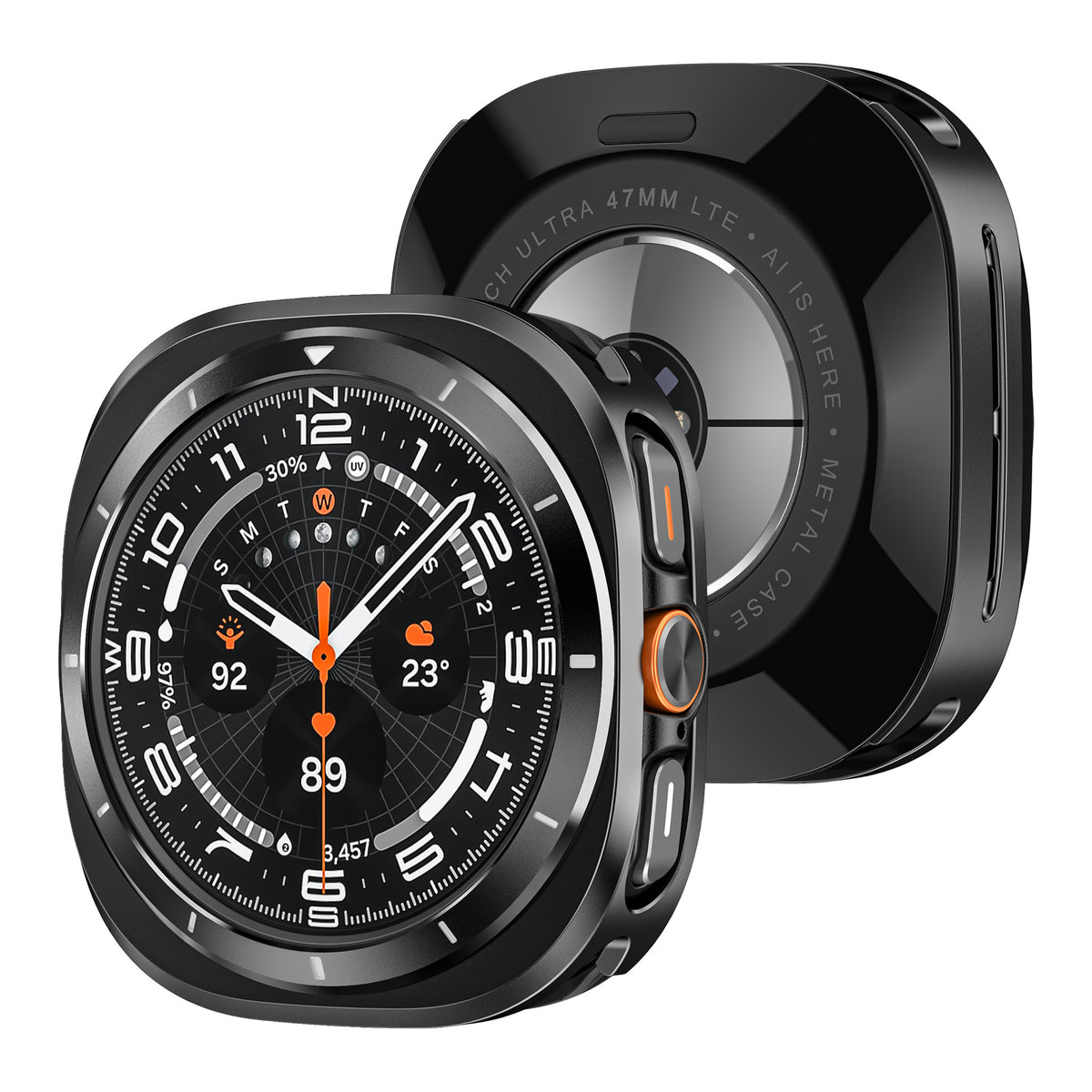 Heavy-Duty Rugged Metal Case for Samsung Galaxy Watch Ultra