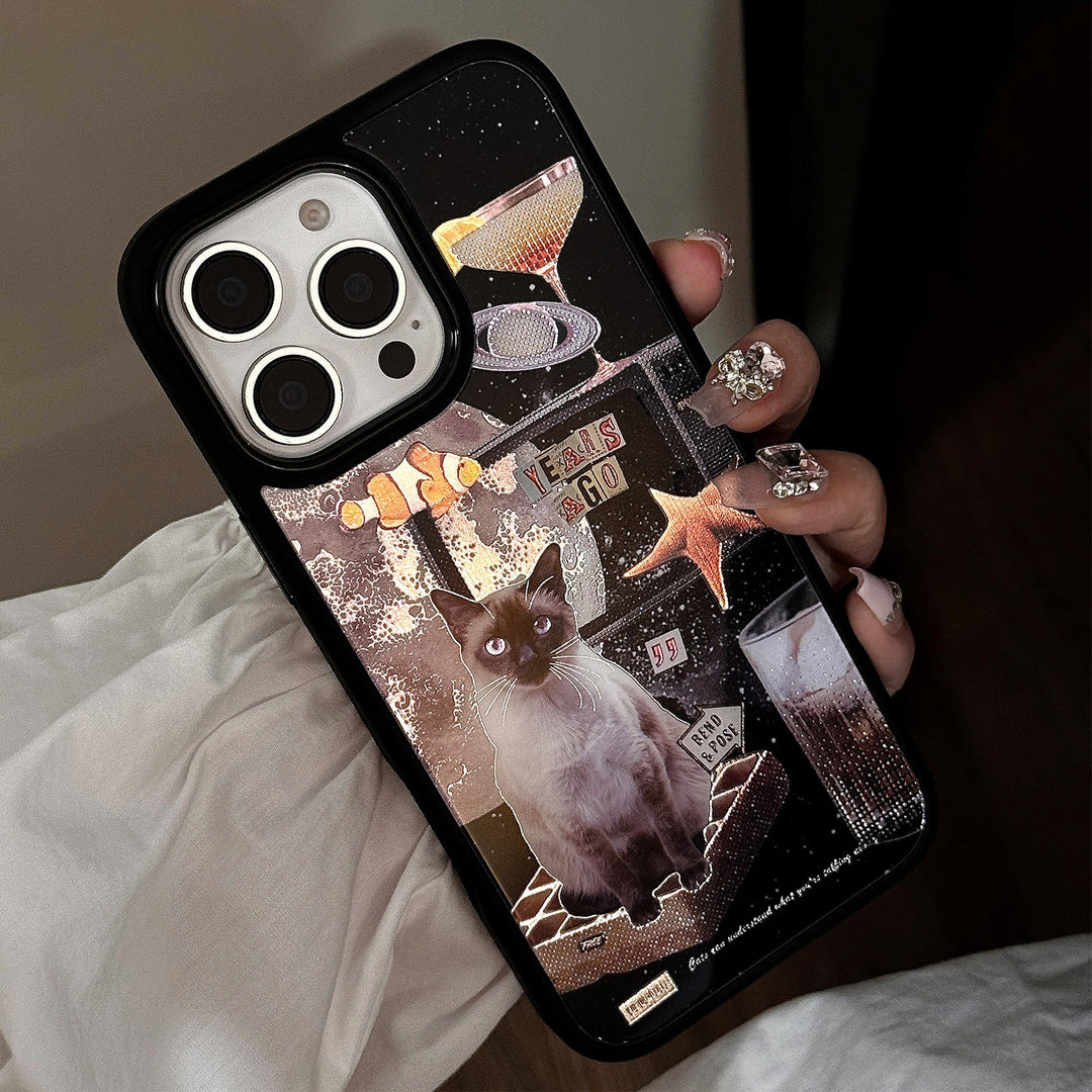 Funda para iPhone 16 dorada, carcasa protectora para Apple 17promax, personalidad 14, aplicable para 12, avanzado 13, generación 15