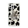 El patrón de vaca espejo es adecuado para la funda de iPhone 15 de Apple, modelo 16 Pro Max, 11 Pro, con envío 14, cubierta anticaída 17.