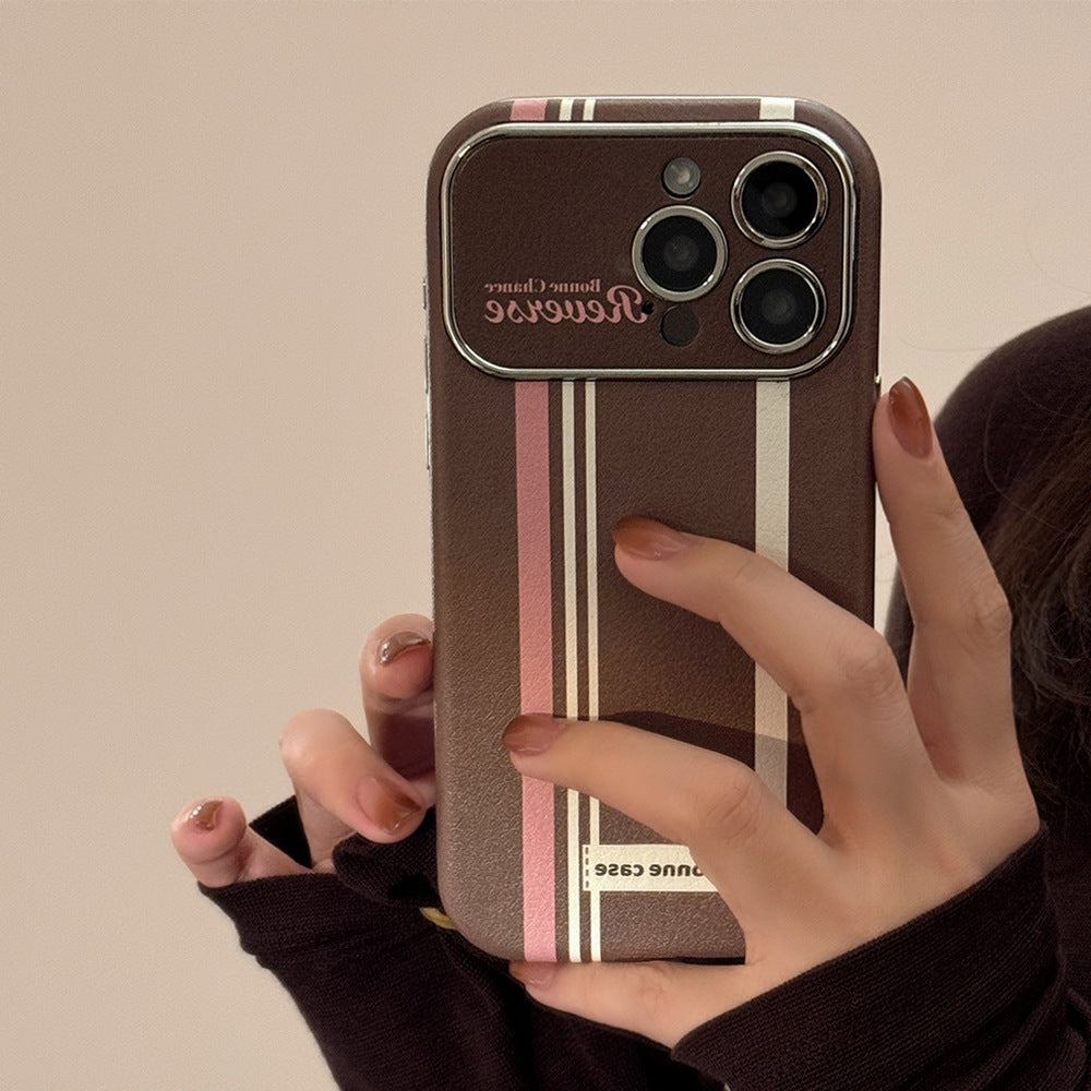Чехол для телефона Apple 15promax в американскую полоску, мультяшный кронштейн iphone16, полностью закрывающий 17, 13, 14 поколения.