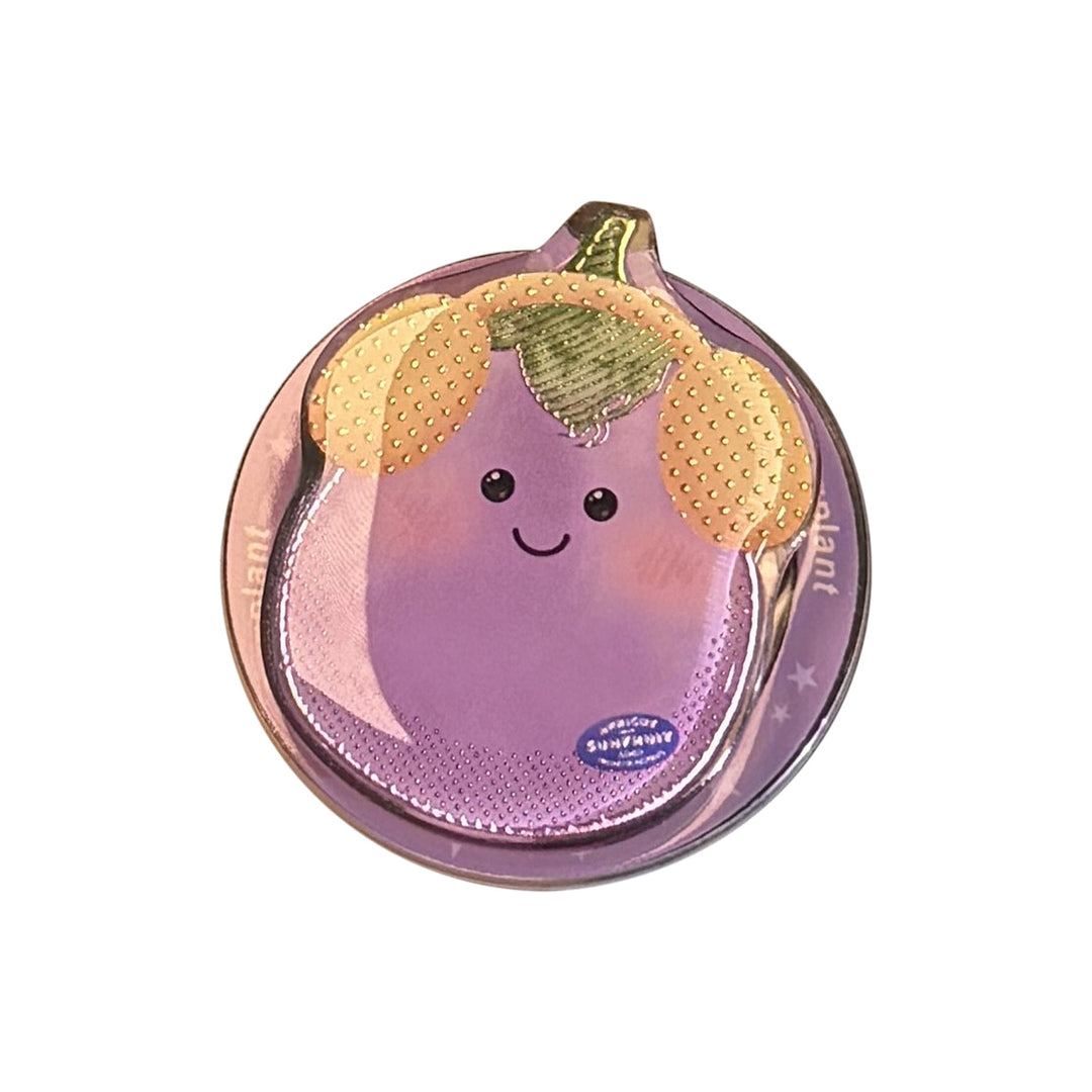 Gilt Vegetable Cartoon Suitable for Magsafe Magnetic Bracket Mobile Phone Airbag Bracket Telescopic Portable Advanced Personality