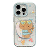 Stereo cartoon iPhone17promax Apple 16 mobile phone case, black cat suitable for 14 folding mirror 13 soft