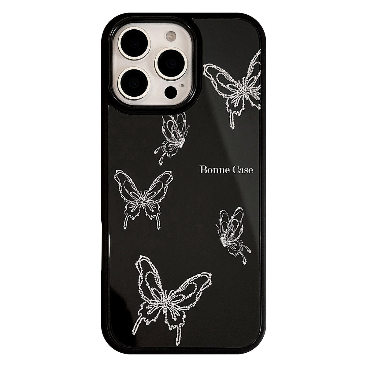 Funda para iPhone 17 Apple 15ProMax con diseño de mariposa dorada, cristal 13/14, para 16Plus, dura