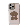 Bonito perro mascota iphone16 es adecuado para la funda de teléfono móvil Apple 17promax 15 superficie de espejo galvanizada 11 generación 12