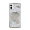 Planet mirror is suitable for iphone16 iPhone case 17Promax silicone 11 anti-drop makeup 15 women's 14