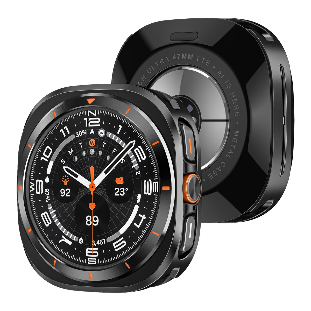 Heavy-Duty Rugged Metal Case for Samsung Galaxy Watch Ultra