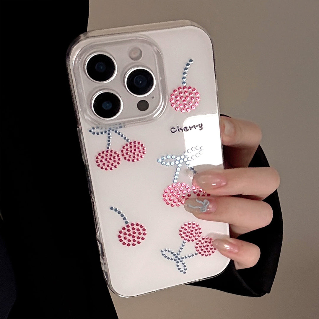 Funda para teléfono móvil Gilt Ruby Cherry adecuada para 16 Apple 17Promax Premium iPhone13 Duro 12 Generación 14