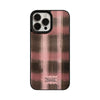 Funda para móvil Apple 16 de cuadros de color contrastado para chica 17promax otoño e invierno dulce y fresca 11 para iPhone13 de cuero 12