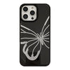 Gilt ins butterfly suitable for 16 apple 15pro max mobile phone case iphone14 acrylic 17 personality Europe and America