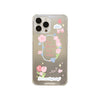 Funda para teléfono móvil Fresh pequeña floral iPhone 17 Apple 16Promax 15 de silicona 11/12 con espejo de maquillaje X