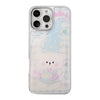 Funda para móvil dorada iPhone 16 15promax a cuadros cachorro de dibujos animados 14 Apple 13 Epoxi 17 para Huawei