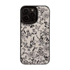 Estuche de cuero para iPhone 15, 17pro max, 11, 16, 12, con diseño de flor de rosa y manzana, estilo literario y artístico
