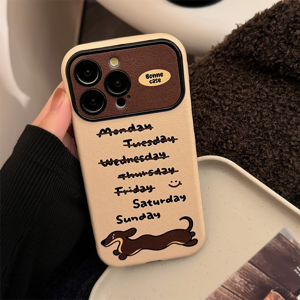ins ветер такса подходит для iphone14 apple 15 чехол для мобильного телефона 16pro max cortex 17 модный крутой индивидуальный 13