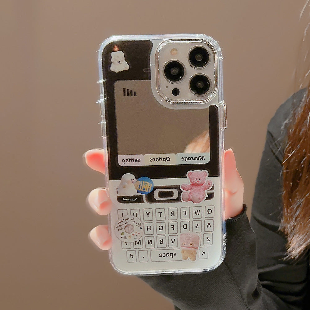 Electroplated mirror y2k phone 17Pro Max for iphone16 iPhone case 11 retro cute 15