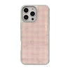 Gilt aplica a la funda de móvil Apple 17promax iphone16 lazo a cuadros rosa 13 galvanoplastia 14 dura Huawei