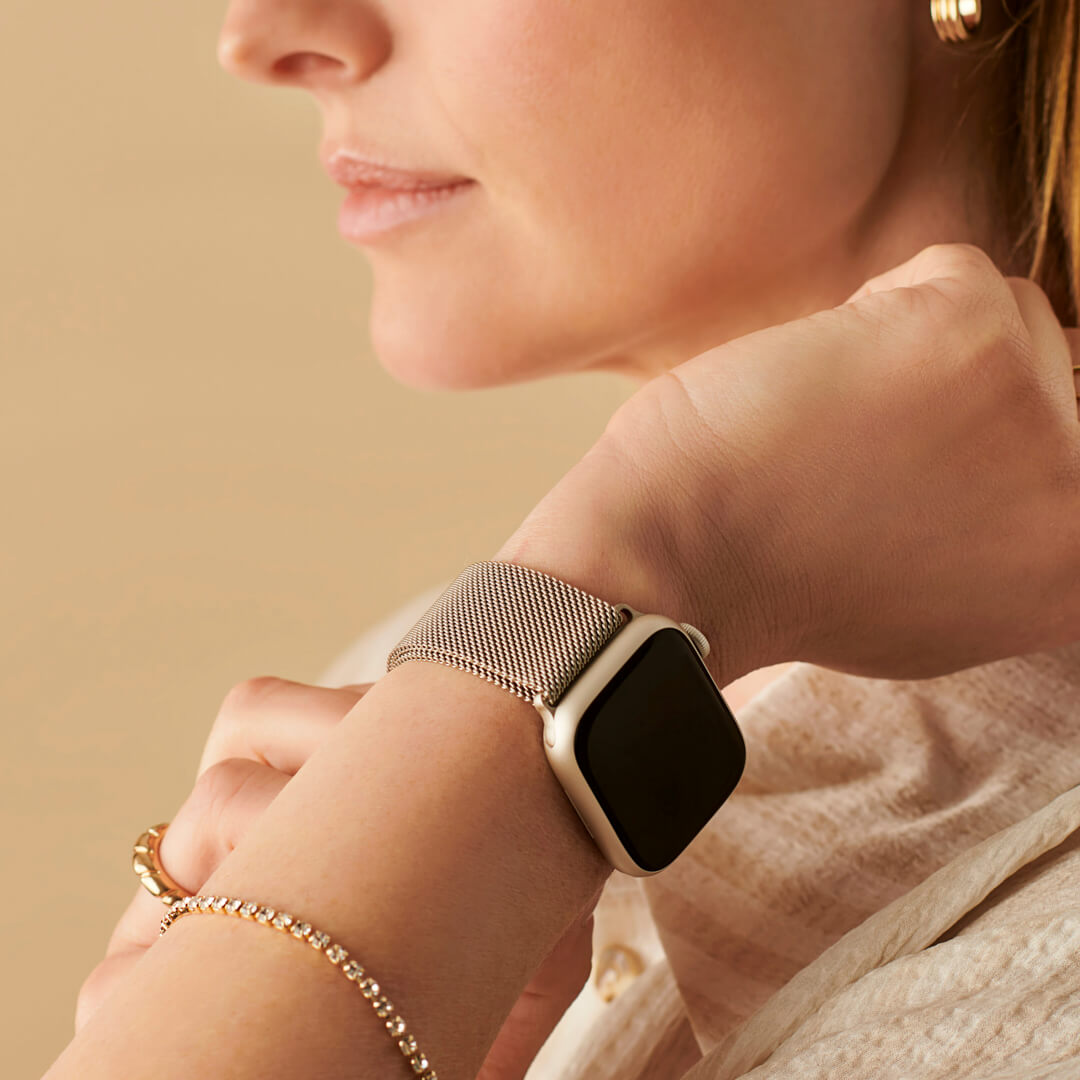 Correa Milanese Loop para Apple Watch - Color Starlight