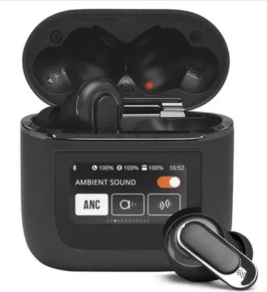 Tour Pro 2: True Wireless Earbuds with Smart Touch-Screen Case