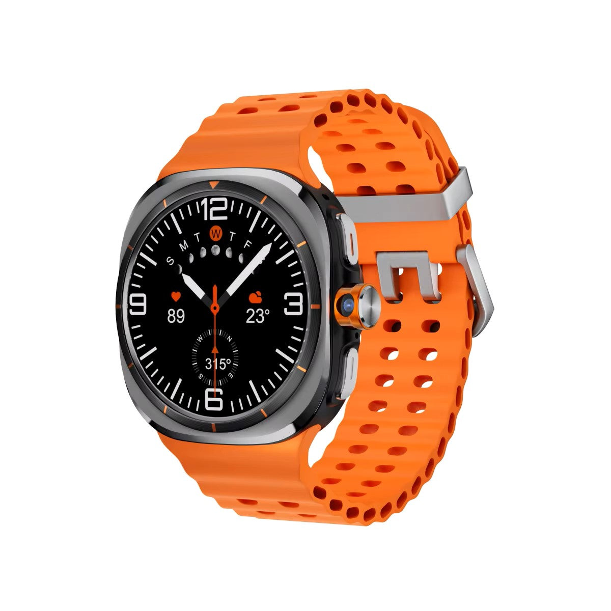 Upgraded Galaxy Watch Ultra 2 47mm - with full Android OS and Google Play Store - Built-In Rotating Camera - Wi-Fi, Bluetooth, GPS, Cellular 5G