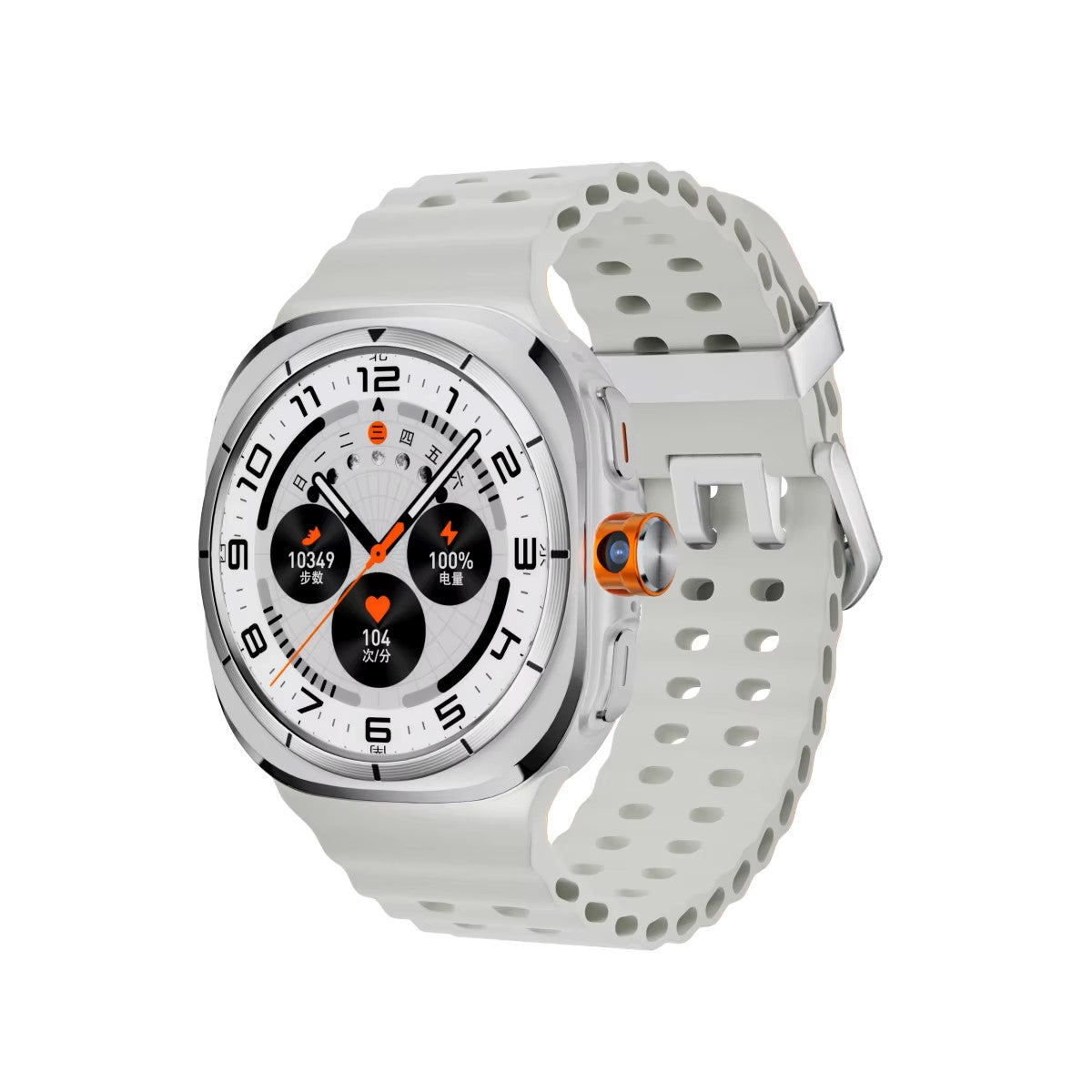 Upgraded Galaxy Watch Ultra 2 47mm - with full Android OS and Google Play Store - Built-In Rotating Camera - Wi-Fi, Bluetooth, GPS, Cellular 5G