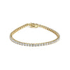 14K Yellow Gold Classic 5.00 Cttw Diamond Tennis Bracelet