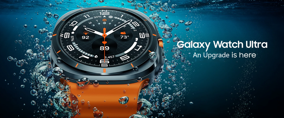 Upgraded Galaxy Watch Ultra 2 47mm - with full Android OS and Google Play Store - Built-In Rotating Camera - Wi-Fi, Bluetooth, GPS, Cellular 5G