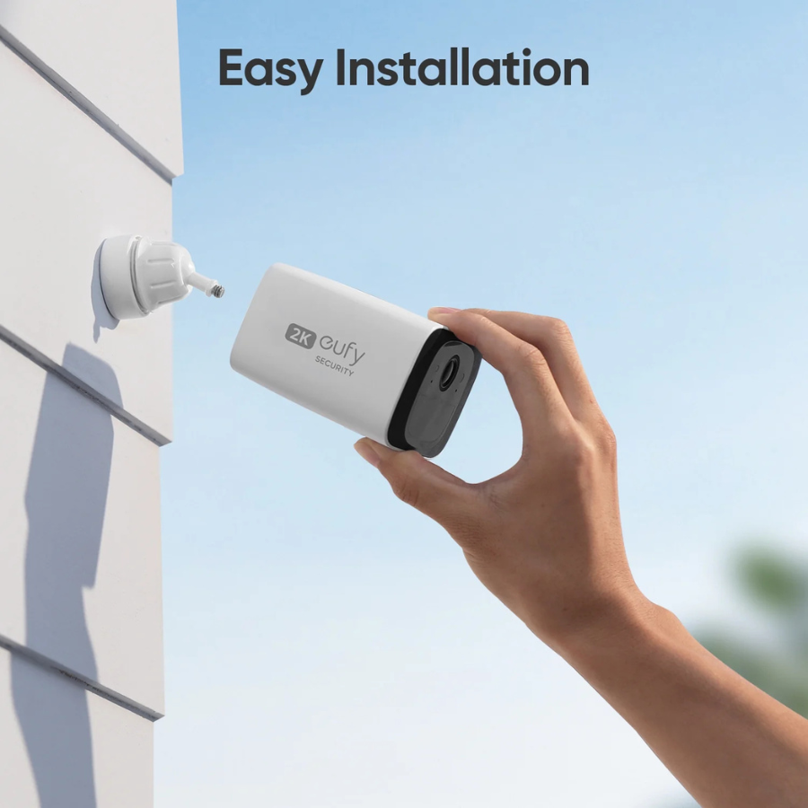 eufy SoloCam C210 (2-Pack) (E8B00123-4) Wireless 2K Outdoor Camera White (NEW)