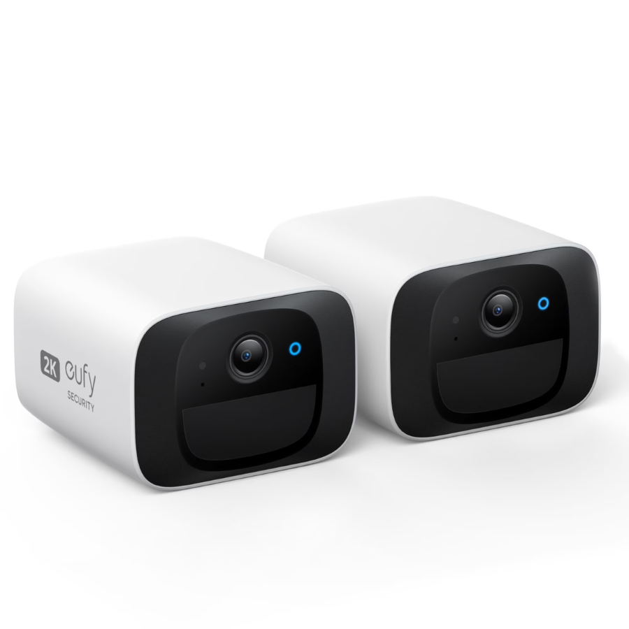 eufy SoloCam C210 (2-Pack) (E8B00123-4) Wireless 2K Outdoor Camera White (NEW)
