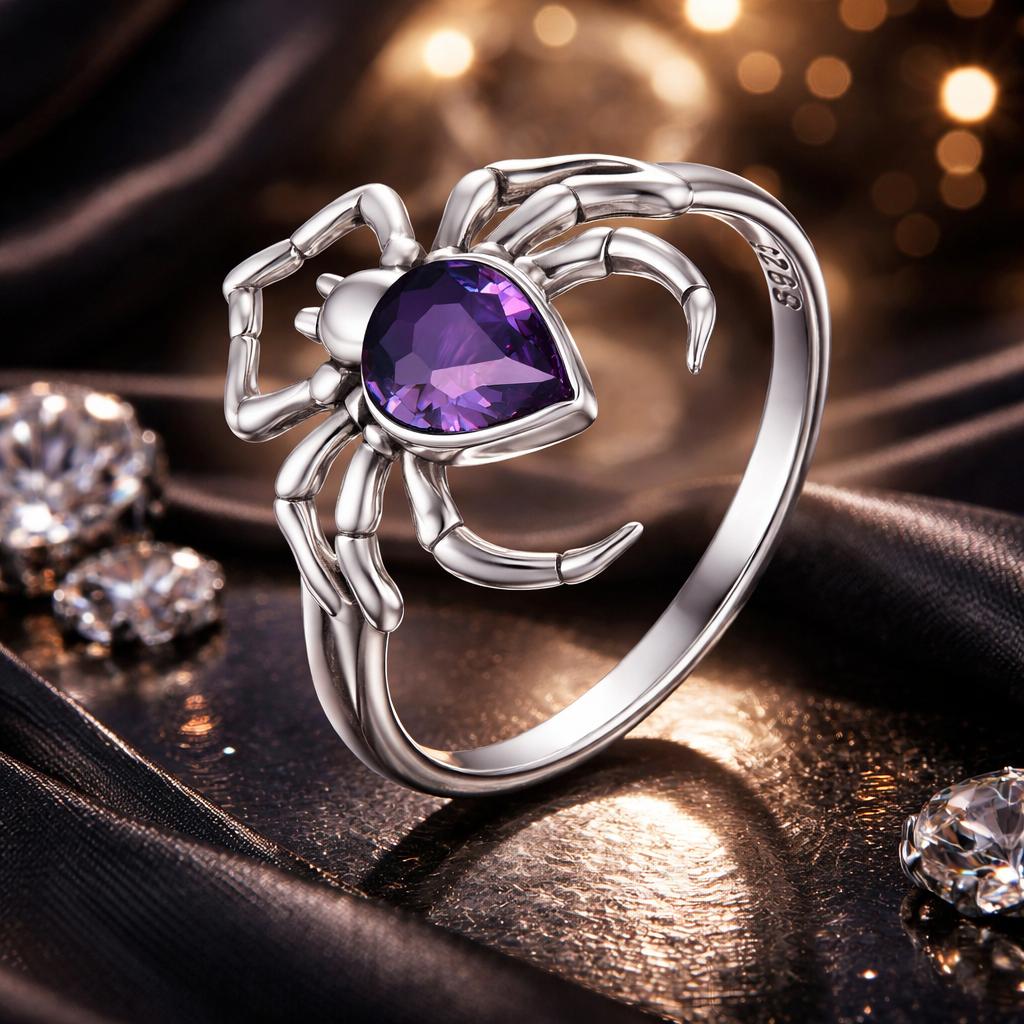 Anillo de circonita cúbica con pavé de plata de ley 925 para mujer, talla 6.0
