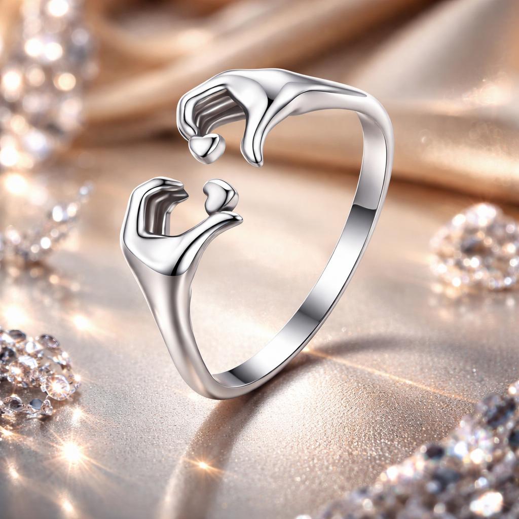 Anillo de plata oxidada S925 de 0,17 cm