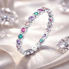 925 Sterling Silver CZ Pavé Setting Ring Size 6.0 for Women