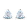 1.26 Carat Genuine Aquamarine .925 Sterling Silver Earrings