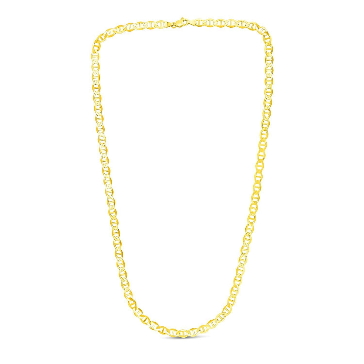 Cadena de eslabones tipo "Mariner" de oro amarillo de 10k y 5.5mm