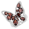 5.19 Carat Genuine Garnet .925 Sterling Silver Ring