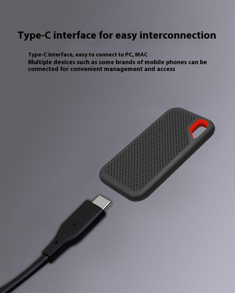 Portable SSD - High-Speed Mobile Solid State Drive with Type-C 3.1