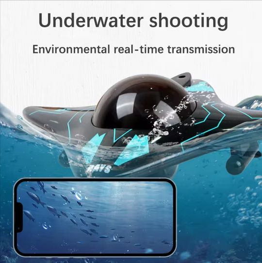 iTech RAYS - R/C Submarine Boat - Wi-Fi App Controlled - Underwater Camera